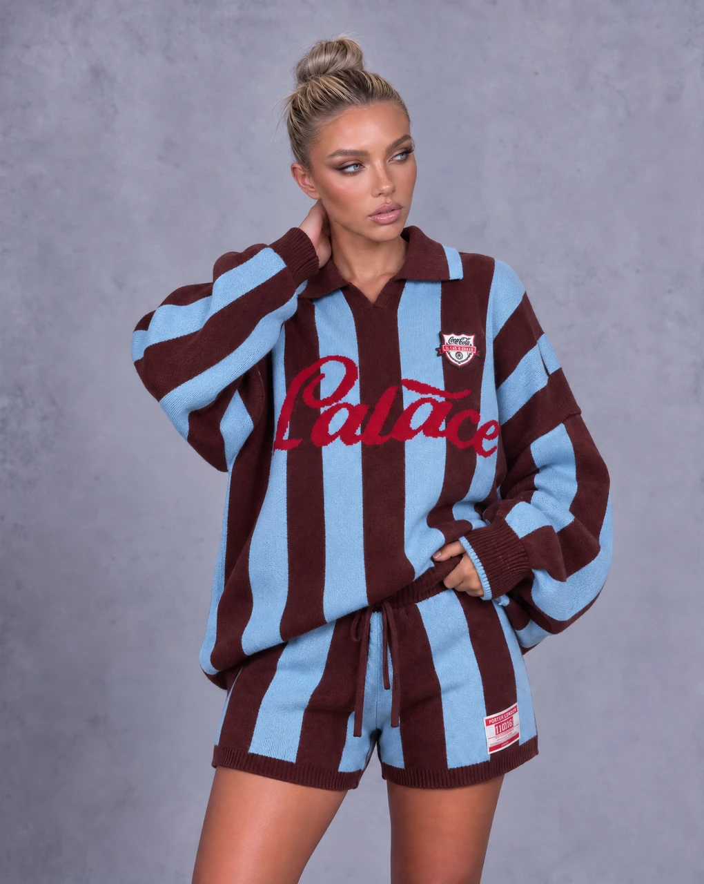 KIKI KNITTED STRIPED SET
