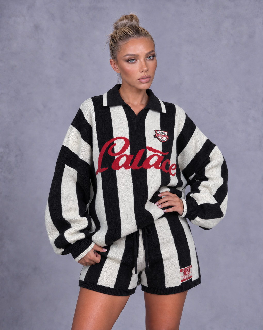 KIKI KNITTED STRIPED SET