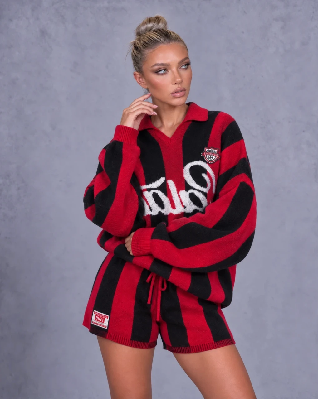 KIKI KNITTED STRIPED SET