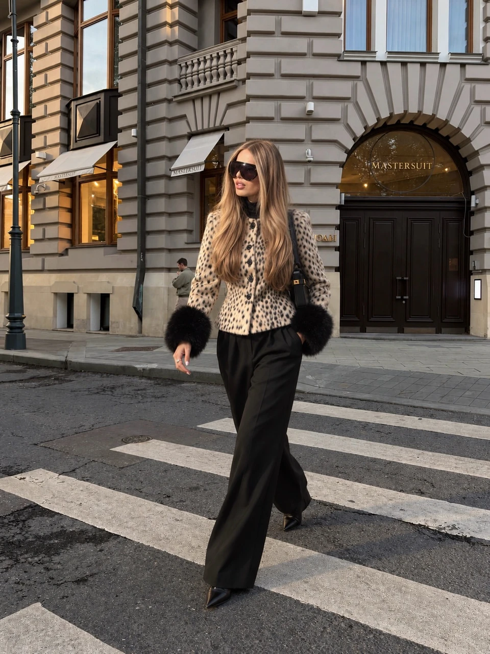 CHEETAH FUR JACKET