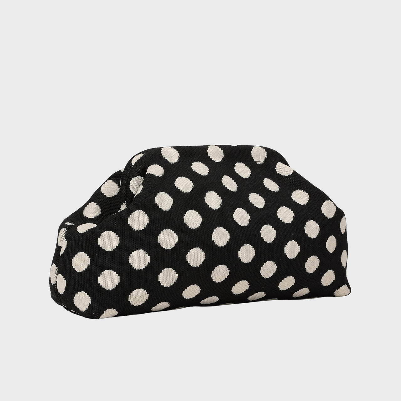 CITY GIRL POUCH POLKADOT - BLACK