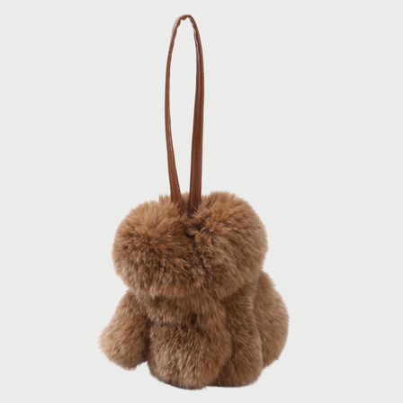 FAUX FUR COAT CHARM