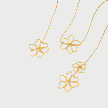 FLOWER LAYER NECKLACE