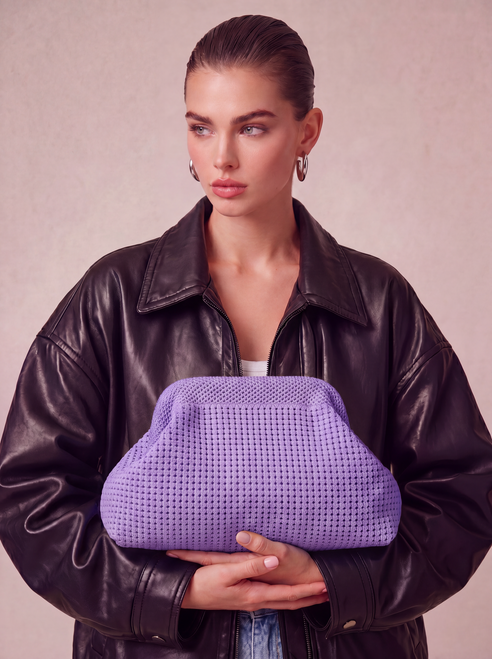 CITY GIRL POUCH MESH - PURPLE