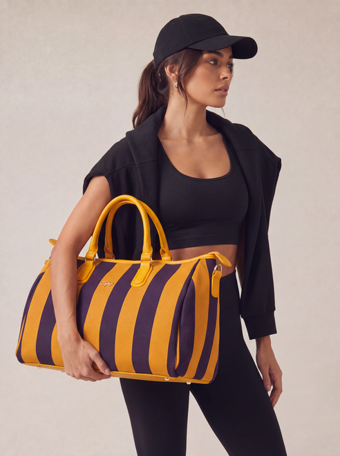 CITY GIRL TRAVEL BAG - AUBERGINE