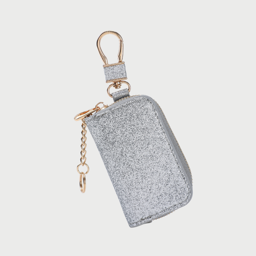 MINI KEY POUCH - SILVER
