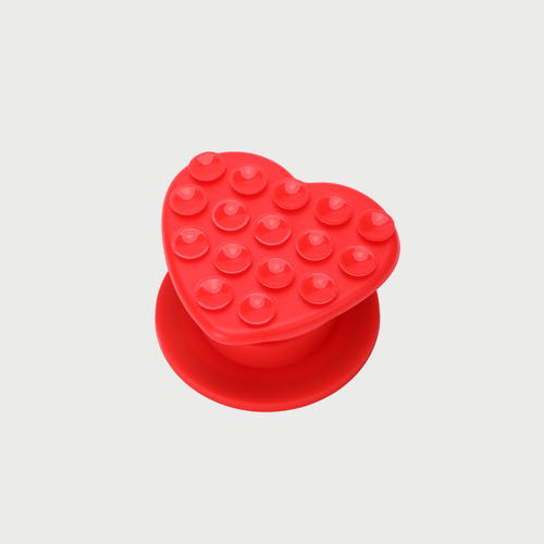 HEART SUCTION GRIP - RED