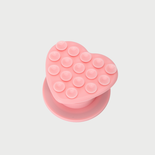 HEART SUCTION GRIP - PINK