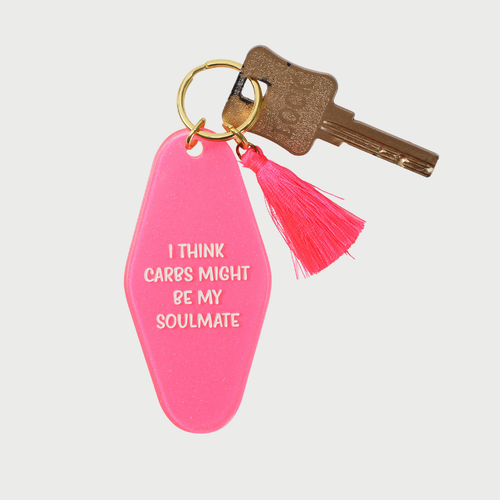 QUOTE KEYCHAIN - PINK
