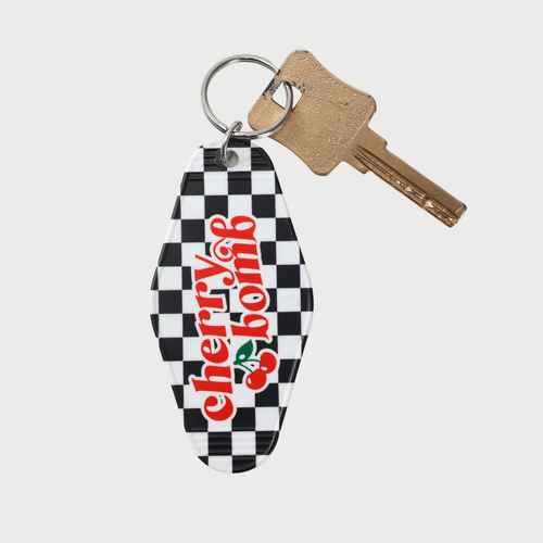 QUOTE KEYCHAIN - BLACK