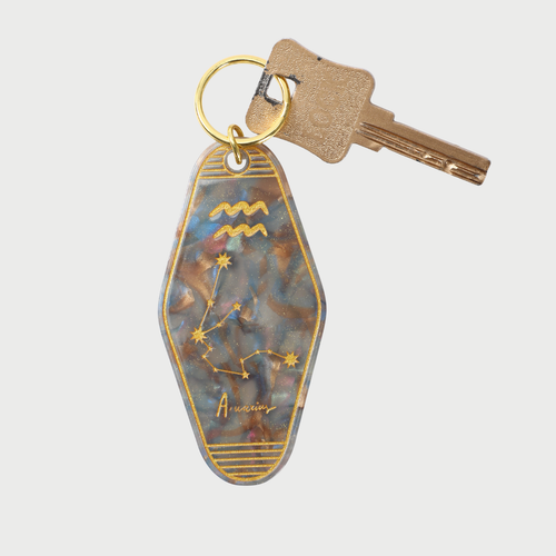 AQUARIUS KEYCHAIN - BLUE