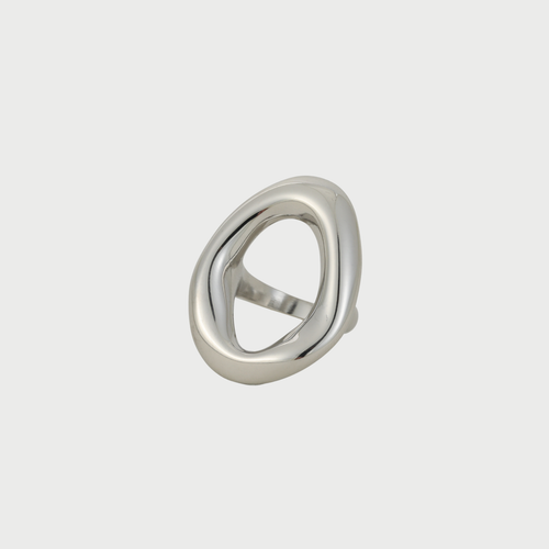 OVAL RING - SILVER