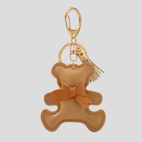 BEAR BAG CHARM - BROWN