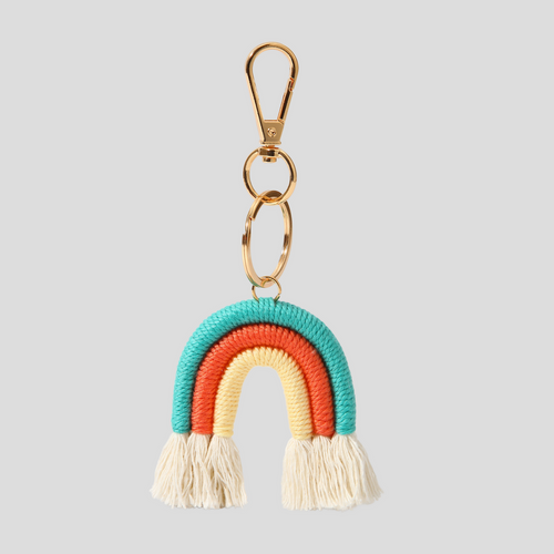 RAINBOW BAG CHARM - BLUE