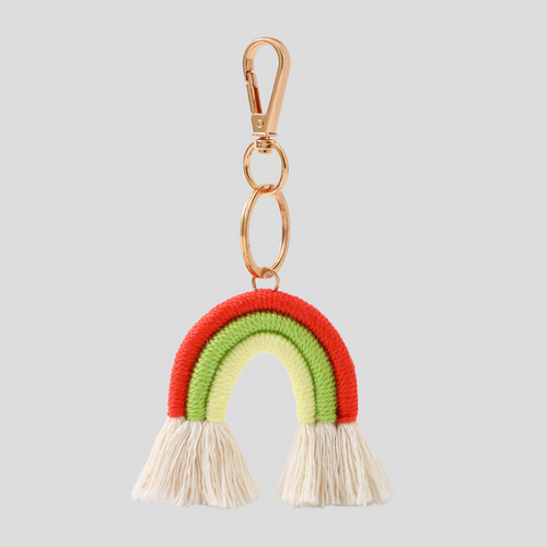 RAINBOW BAG CHARM - ORANGE