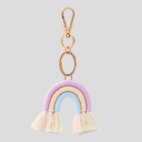 RAINBOW BAG CHARM - LILAC