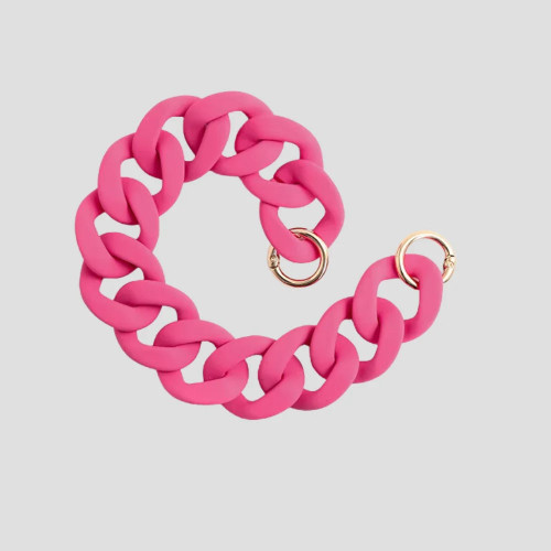 CHAIN BAG CHARM - PINK
