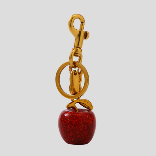 APPLE BAG CHARM - RED
