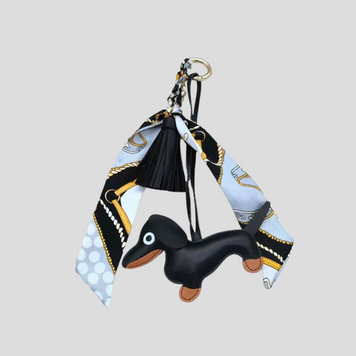 DOG BAG CHARM - BLACK