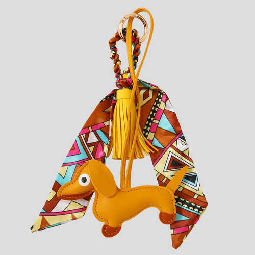 DOG BAG CHARM - YELLOW