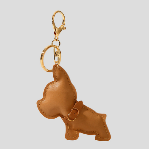 DOG BAG CHARM - LIGHT BROWN