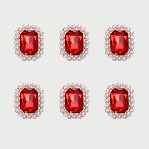 BUTTON COVERS RED