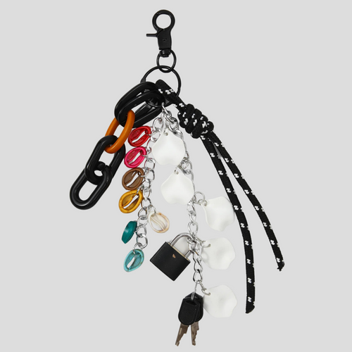 BAG CHARM SET - BLACK