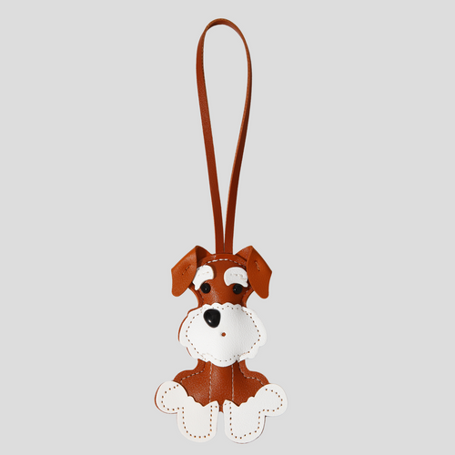 DOG BAG CHARM - BROWN