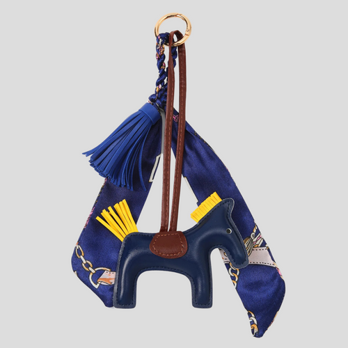 PONY BAG CHARM - BLUE