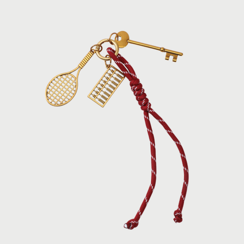TENNIS CHARM SET - RED
