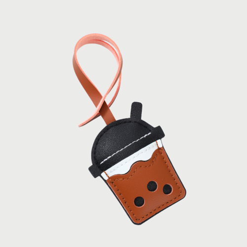 COFFEE CUP CHARM - BROWN