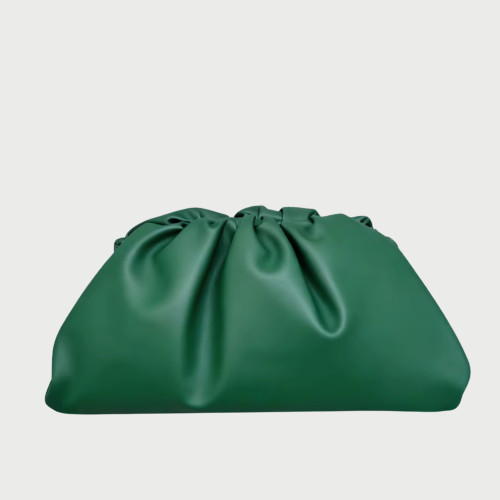 MAYKI LEATHER POUCH - GREEN