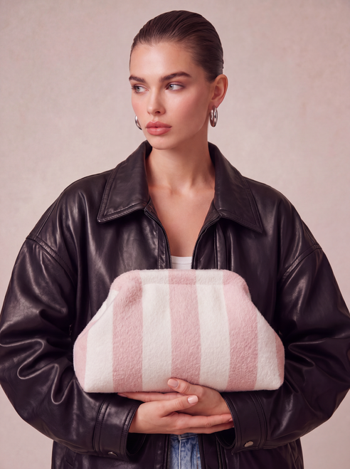 CITY GIRL POUCH CLOTH - PINK