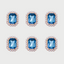 BUTTON COVERS BLUE