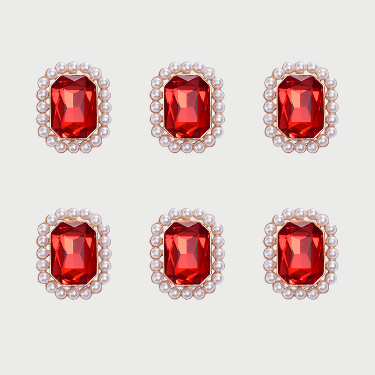 BUTTON COVERS RED