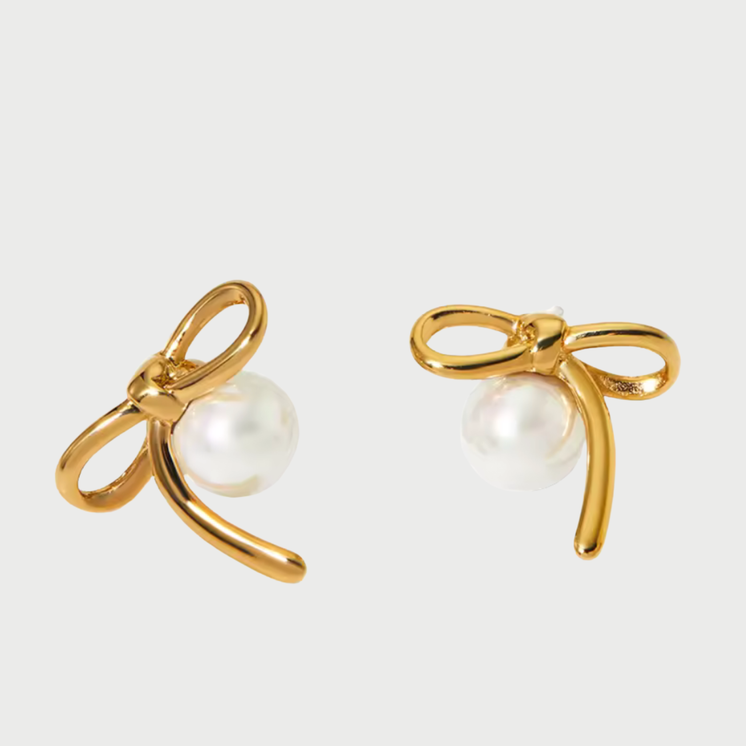BOW STUD EARRINGS