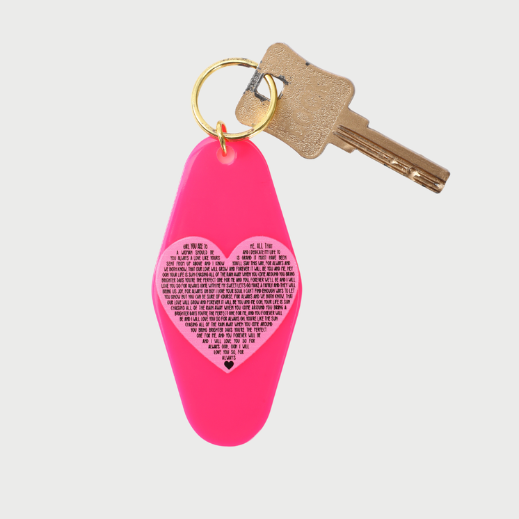 QUOTE KEYCHAIN