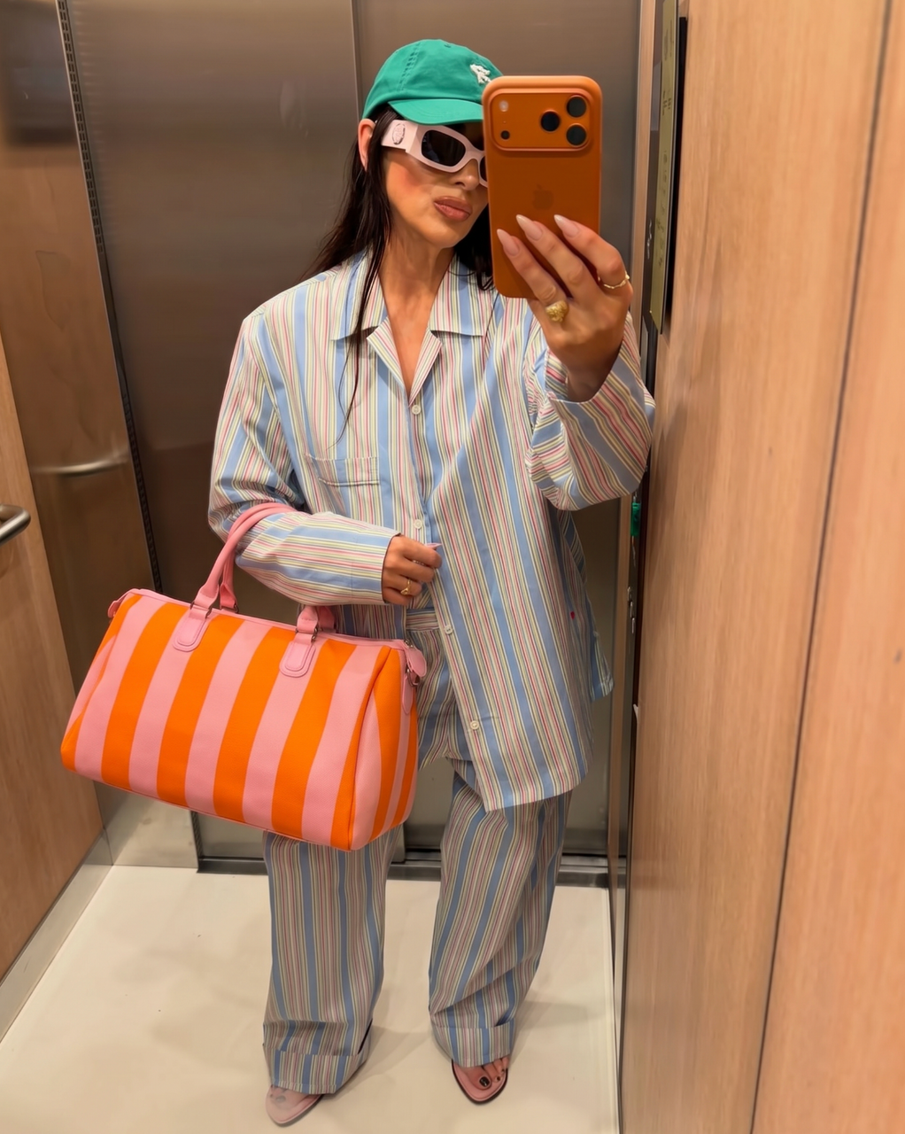Bestie with travel bag