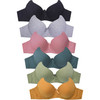 Wholesale Ladies Full Cup Cotton Plain Bra | BR433712 | 12 Pcs/Unit