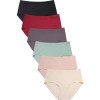 Wholesale Ladies No Show Brief Panty | LPN2021R12 | 12Pcs/Pk