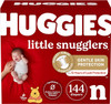 Huggies Newborn Diapers, Little Snugglers Newborn Diapers, Size Newborn (up to 10 lbs), 144 Count