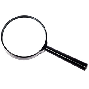 4" inch Large Handheld Magnifying Glass 3X Power REAL Glass Magnifier 4" inch Large Handheld Magnifying Glass 3X Power REAL Glass Magnifier