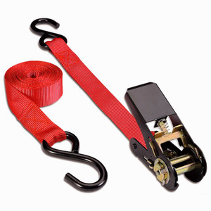 15 FT Heavy Duty 1" Ratchet Tie Down Strap 500 Lbs Load Cap w/ 1500 Lbs Breaking Limit S Hook 15 FT Heavy Duty 1" Ratchet Tie Down Strap 500 Lbs Load Cap w/ 1500 Lbs Breaking Limit S Hook