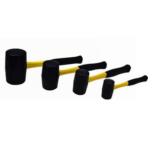 4 Pcs Rubber Mallet Hammer Set Heavy Duty Fiberglass Grip Handle 32 24 16 8 oz 4 Pcs Rubber Mallet Hammer Set Heavy Duty Fiberglass Grip Handle 32 24 16 8 oz