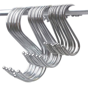 Assorted Size Zine Plated Metal Steel S Hooks for Hanging Assorted Size Zine Plated Metal Steel S Hooks for Hanging