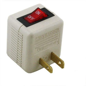 Wall Tape Outlet On/Off Power Switch with Red Indicator Light