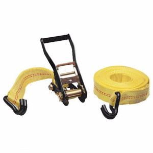 27 Feet Heavy Duty 10000 Pounds Ratchet Tie Down Strap with Double J Hooks 27 Feet Heavy Duty 10000 Pounds Ratchet Tie Down Strap with Double J Hooks