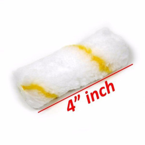4" Length x 1/2" inch Nap Soft Woven Mini Paint Roller Cover 4" Length x 1/2" inch Nap Soft Woven Mini Paint Roller Cover