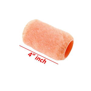 4" Length x 3/8" inch Nap Washable Polyester Paint Roller Cover 4" Length x 3/8" inch Nap Washable Polyester Paint Roller Cover