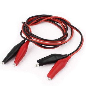 20" inch Double Ended Alligator Clips Test Lead Jumper Wire (Red / Black) 20" inch Double Ended Alligator Clips Test Lead Jumper Wire (Red / Black)